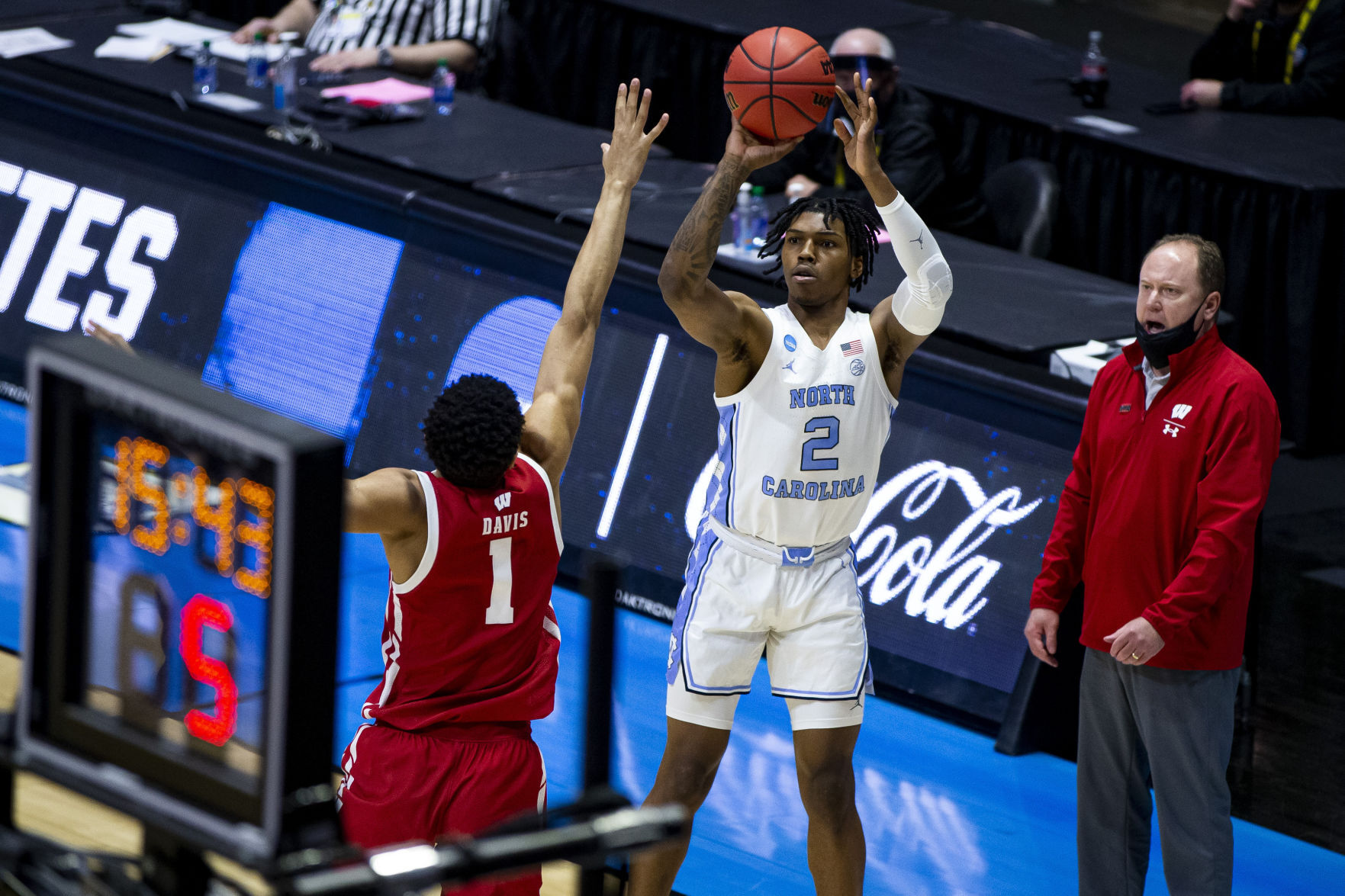 NCAA North Carolina Wisconsin Basketball